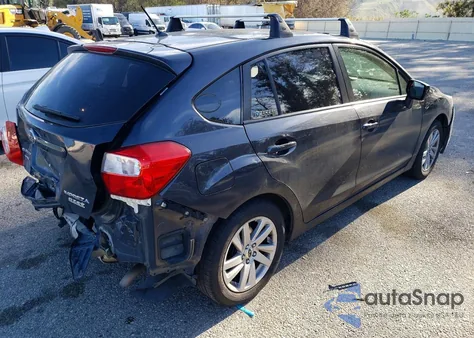 2015 Subaru Impreza Premium from USA, damaged, VIN JF1GPAC66F8330872
